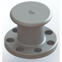 Pillar Bollard Matte Silver